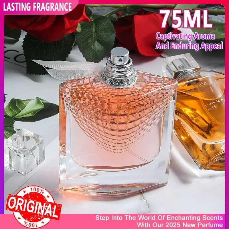 New Perfumes Original 75ml Women Perfume True Love Rose Fragrance Lasting Perfume Fresh Natural Romantic Temperament Perfume W250605