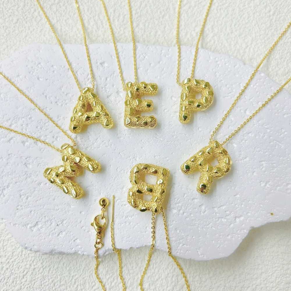 European and American personality trends exaggerated irregular A-Z26 letter pendant for necklace bracelet accessories material XJ250604