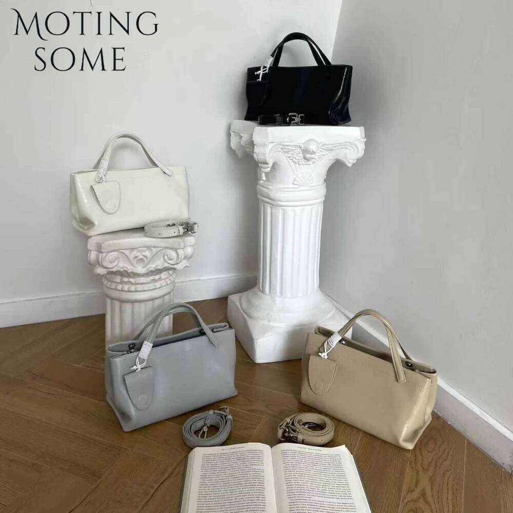 Motingsome Fashionable Woman First Layer Cowhide Bag Designer Handbag And Satchel Shoulder Messenger Tote Purse 2025