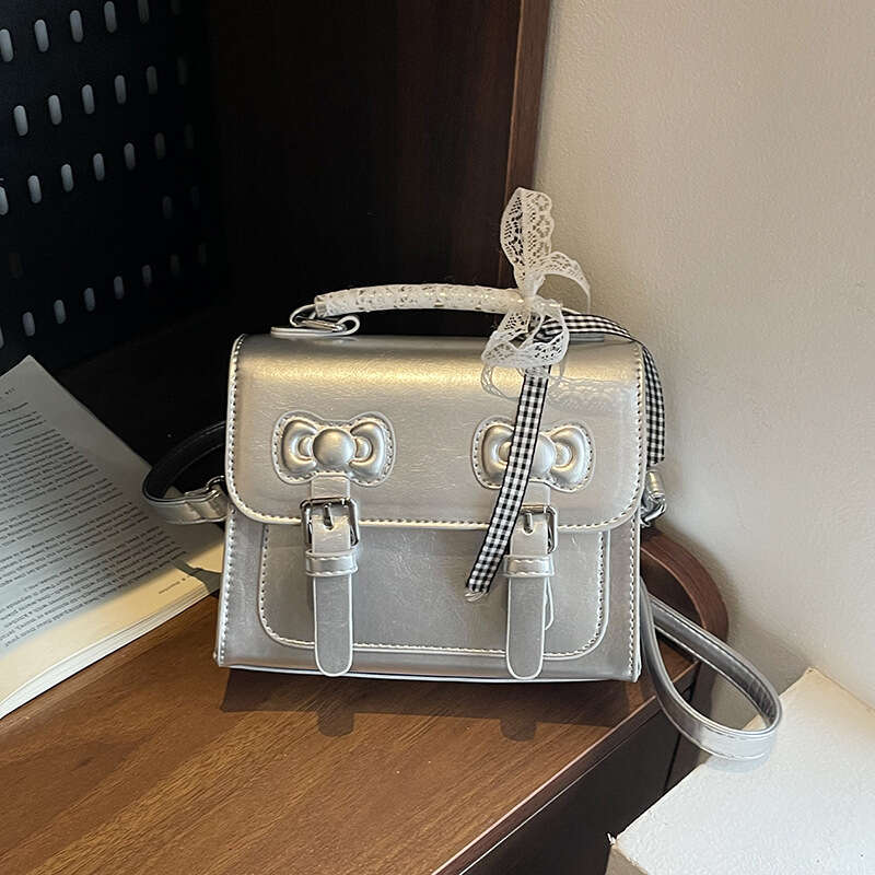 Korean Trend Handheld Small Square for Women 2025 Spring New Fashion Versatile Elegant Casual Shoulder Crossbody Bag