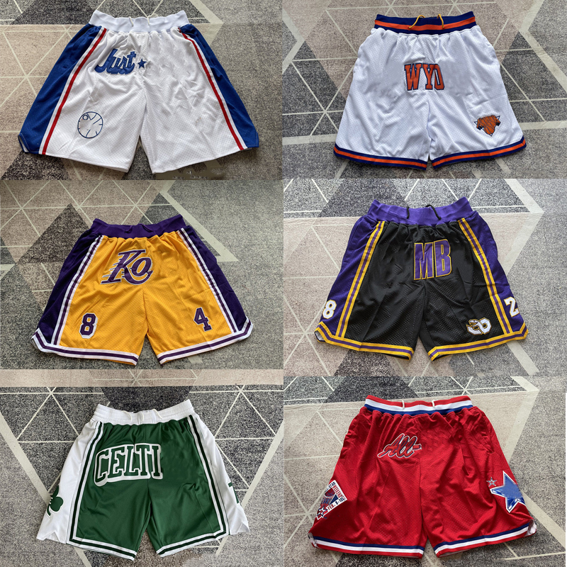 Men's Shorts Designer Women's Training Pants Celtics Loose Casual Breathable Comfortable Fit 3D Printed Magic Sports Basketball Five Quarter