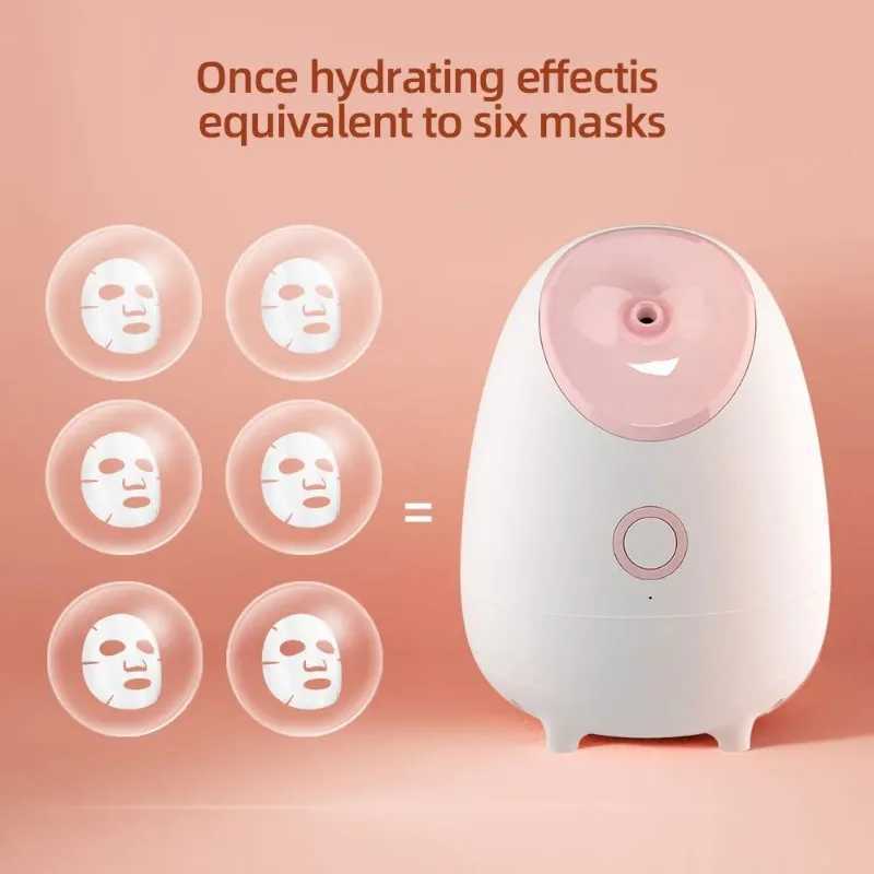 Hot Mist Facial Steamer Nano Ionic Face Steamer Home USE Sauna Deep Cleaning Humidifier Atomizer for Women Girl Men Moisturizing XJ250607