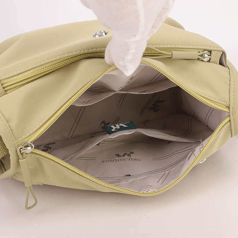 2025 New Trend Multifunctional Casual Waterproof Portable Fashion Single Shoulder Nylon Cloth Multi-layer Crossbody Bag