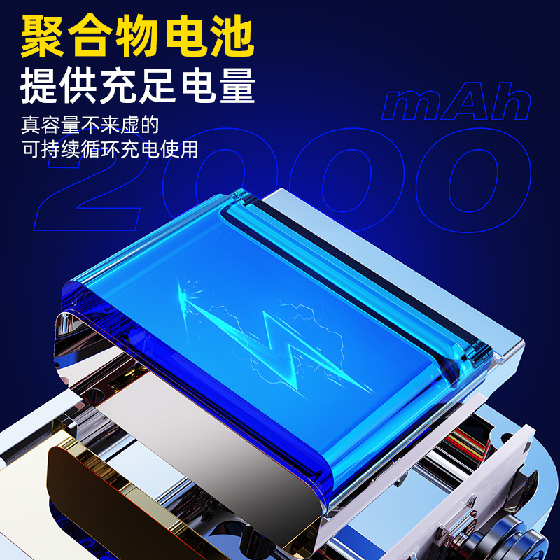 Transparent waterproof arc usb rechargeable lighter, outdoor windproof and waterproof handheld work light multi-function cigarette lighter