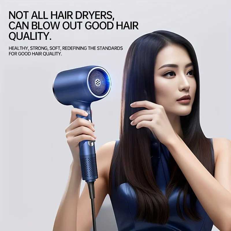 Electric High Speed Hair Dryer120000RPM Brushless Negative Ions Blow Dryer 2400W Super Powerful Wind Low Noise Salon Hair Dryer XJ250605