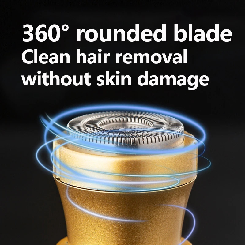 Nose Hair Trimmer Clear Nostrils Small And Convenient Washing With Knife Head Unisex Golden Dragon And Phoenix Nose Hair Trimmer 250604