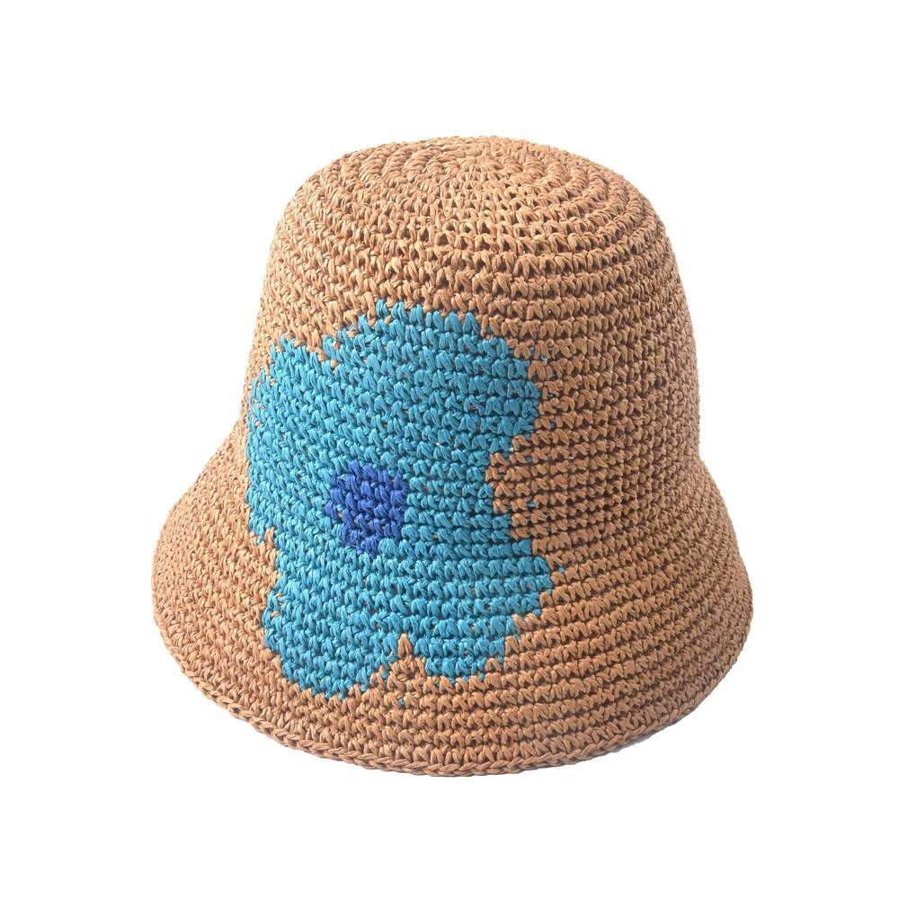 Cloud Watermelon Crochet Sun - Hand-Knitted Unisex Summer Beach Hat With Adjustable Brim for Women & Men