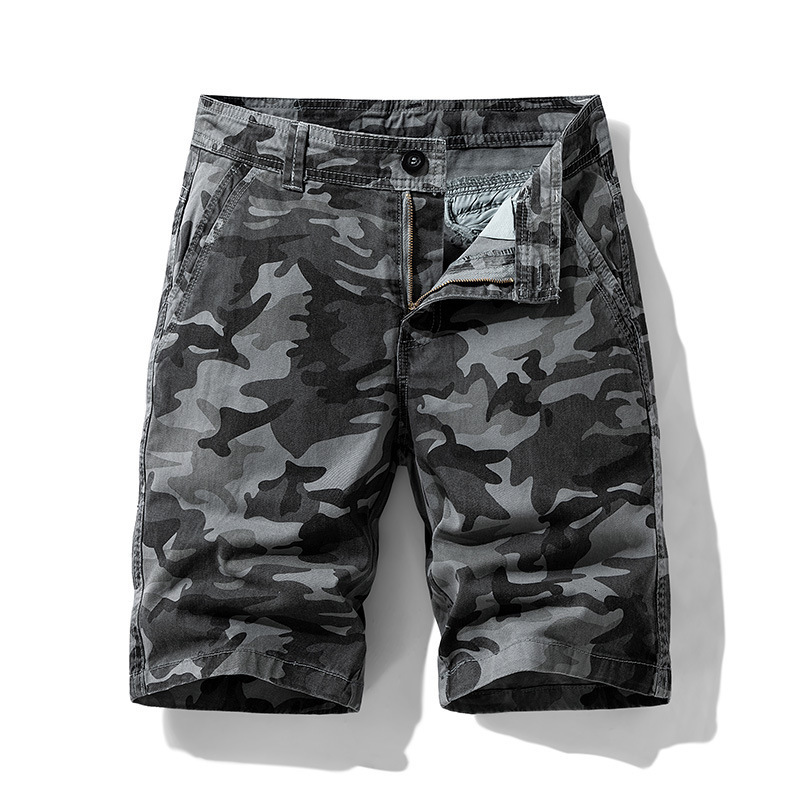 Mens Summer New American Style Camouflage Street Fashion Mens Cargo Shorts 18301 210518