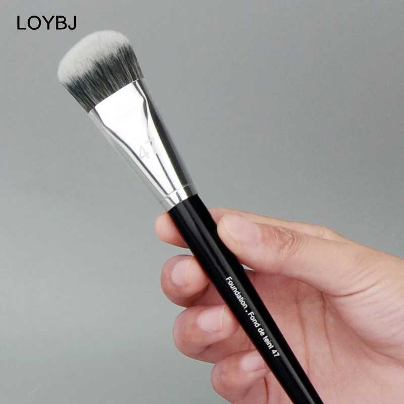 LOYBJ Professional Foundation Brush 47 Broom Head Liquid Foundation Shadow Concealer Brushes Women Face Base Makeup Beauty Tools W250605
