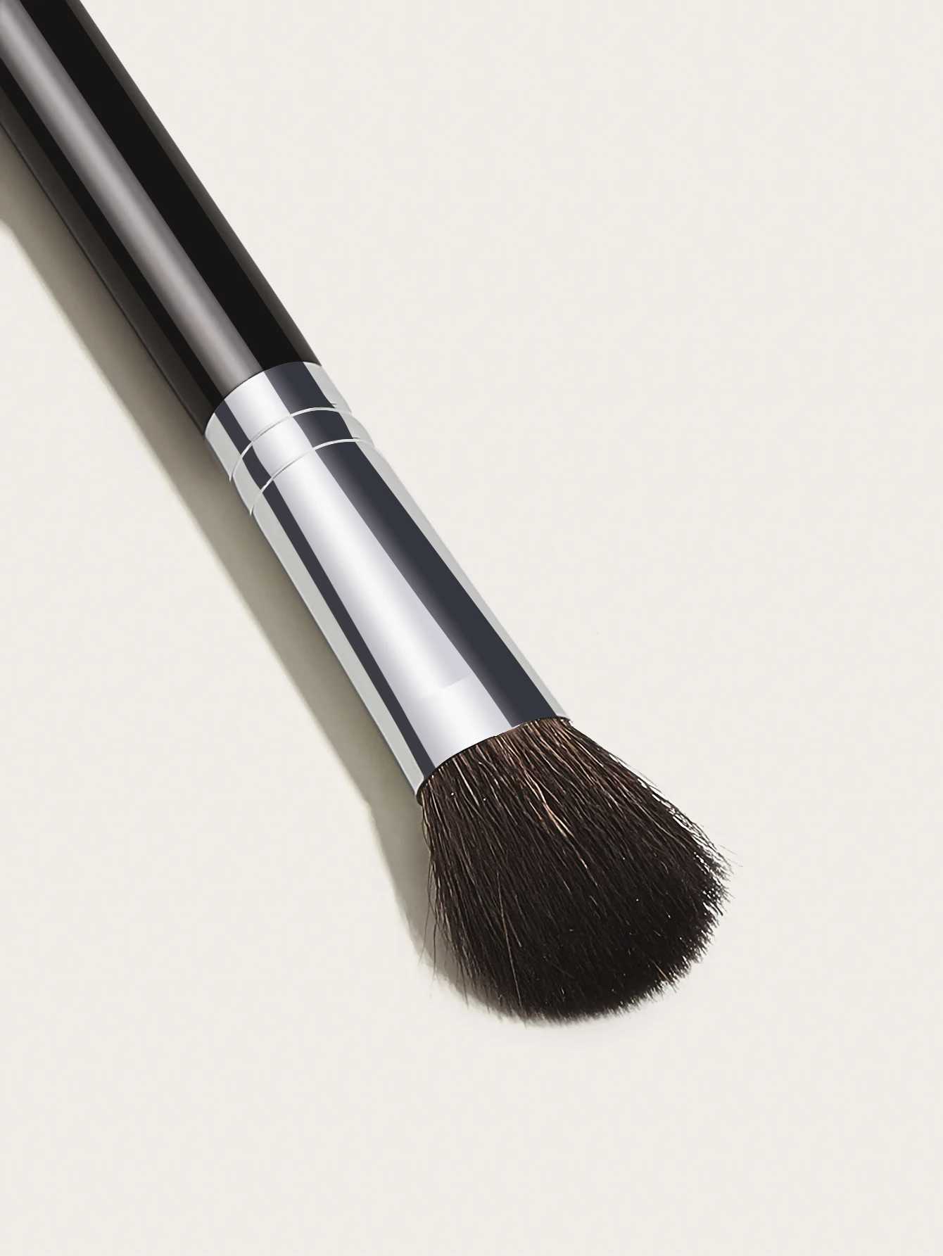 Customize Your Double Ended Eyeshadow Smudge Brush Wood Handle Fiber Bristle Personalized Blending Contouring Makeup Tool W250605