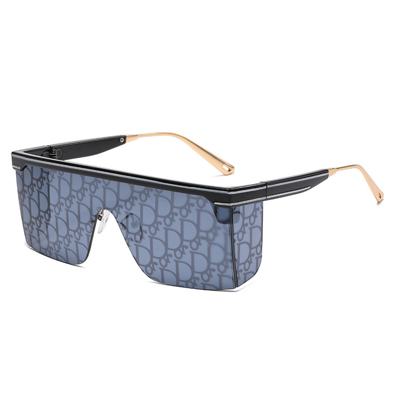 Sunglasses Men designer sunglasses D Letter Sunglasses for women Outdoor Shades Fashion Classic Lady Top Sun glasses Half Frame Rice Nail Sunglasses AA