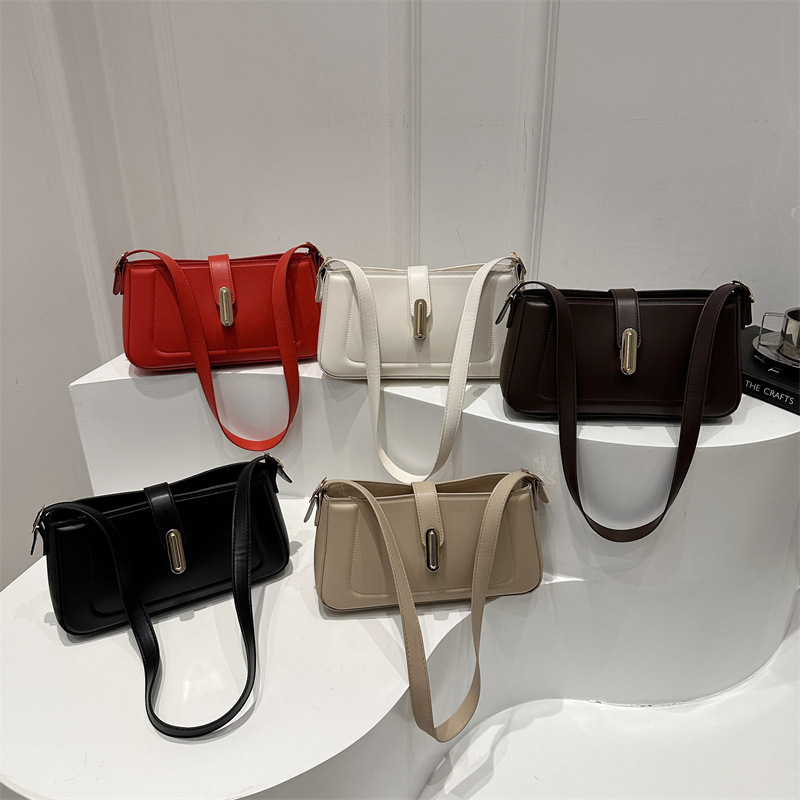 designer 2025 Spring Casual Simple Retro New Fashion Trend Niche Design Women's Bag Commuter Shoulder Crossbody Bag