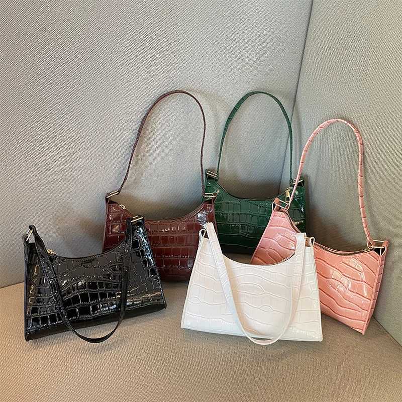 Trendy Women PU Leather Odile Print Handbag Stylish Small Underarm Messenger Purse Reliable Shoulder Bag for Ladies XJ250605