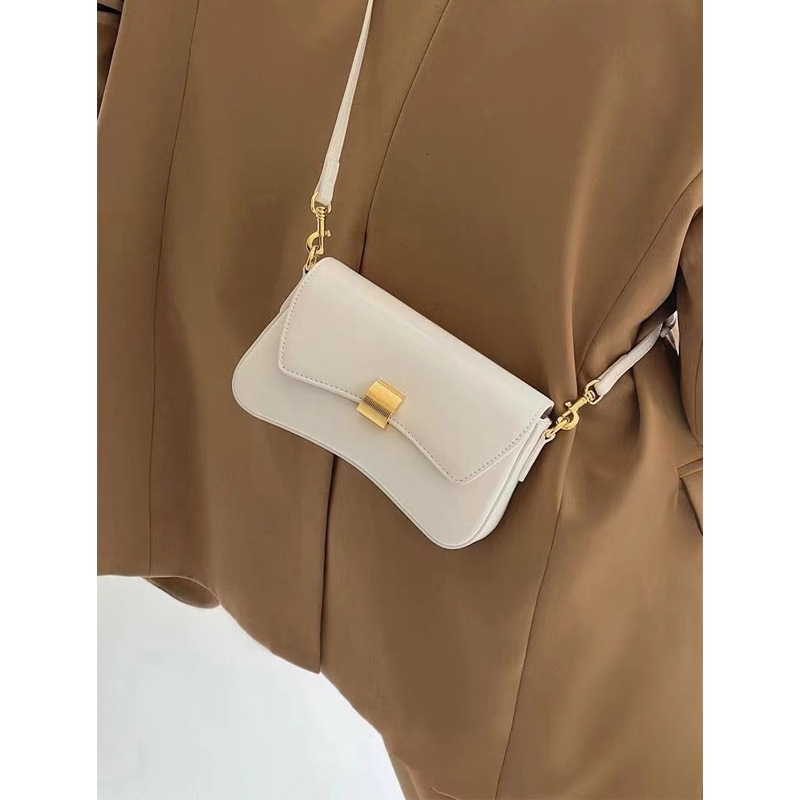 New women's rectangular bag retro armpit bag designer large capacity women's shoulder crossbody bag women's handbag