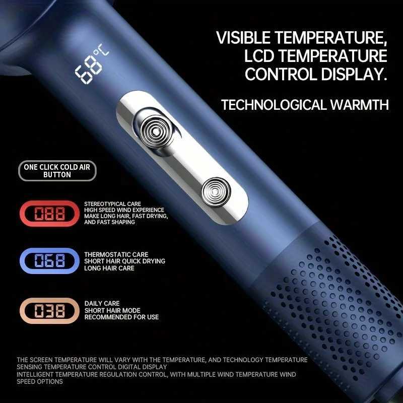 Electric High Speed Hair Dryer120000RPM Brushless Negative Ions Blow Dryer 2400W Super Powerful Wind Low Noise Salon Hair Dryer XJ250605