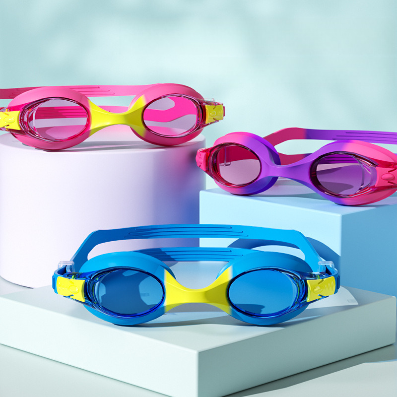 Children's HD Waterproof Anti-Fog Swimming Glasses Professional Diving Fashionable Swim Goggles Factory