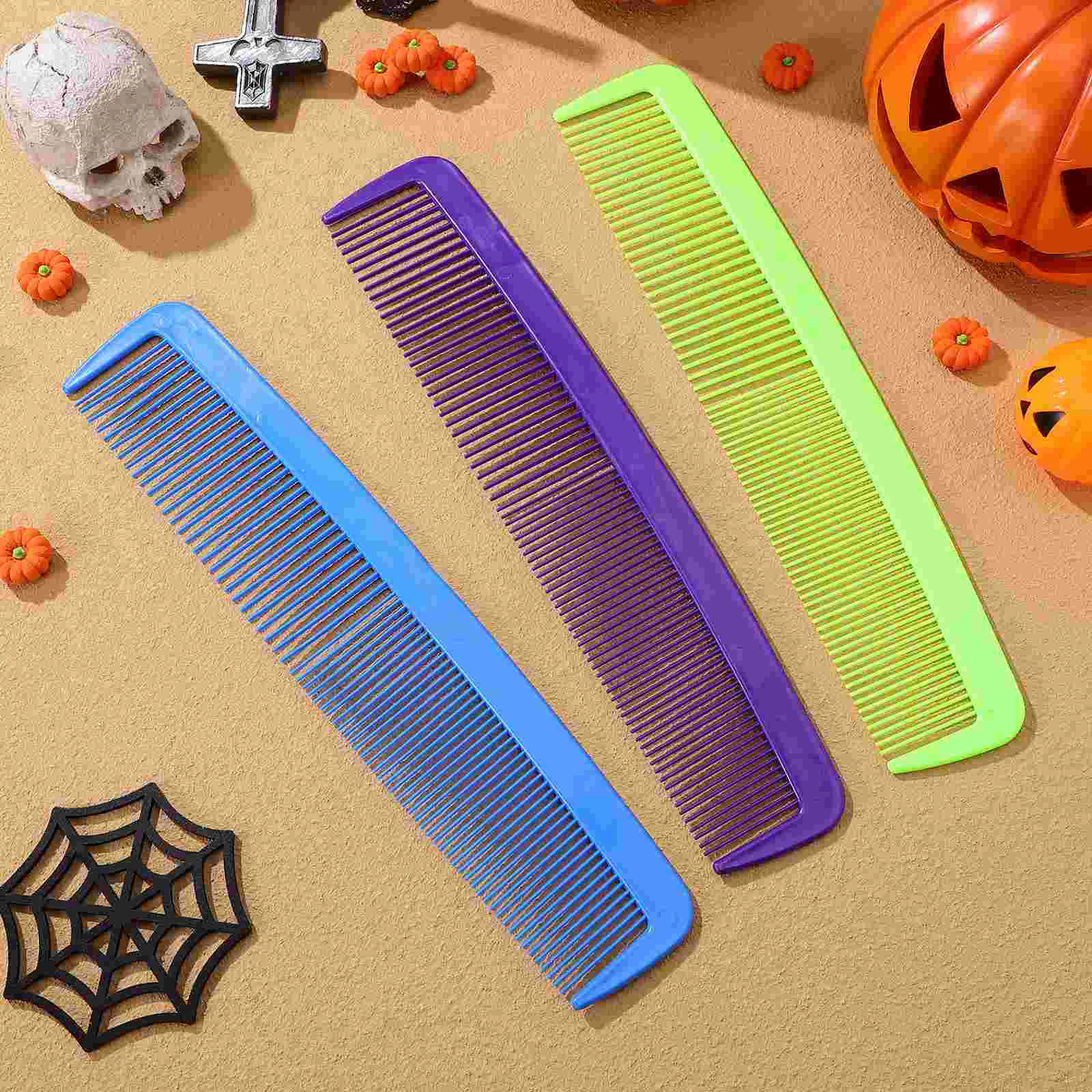 3 Pcs Giant Comb Huge Comb Prop Party Decorative Comb Carnival Accessories Wide Tooth Comb Combs Hair Care Styling Halloween 250603