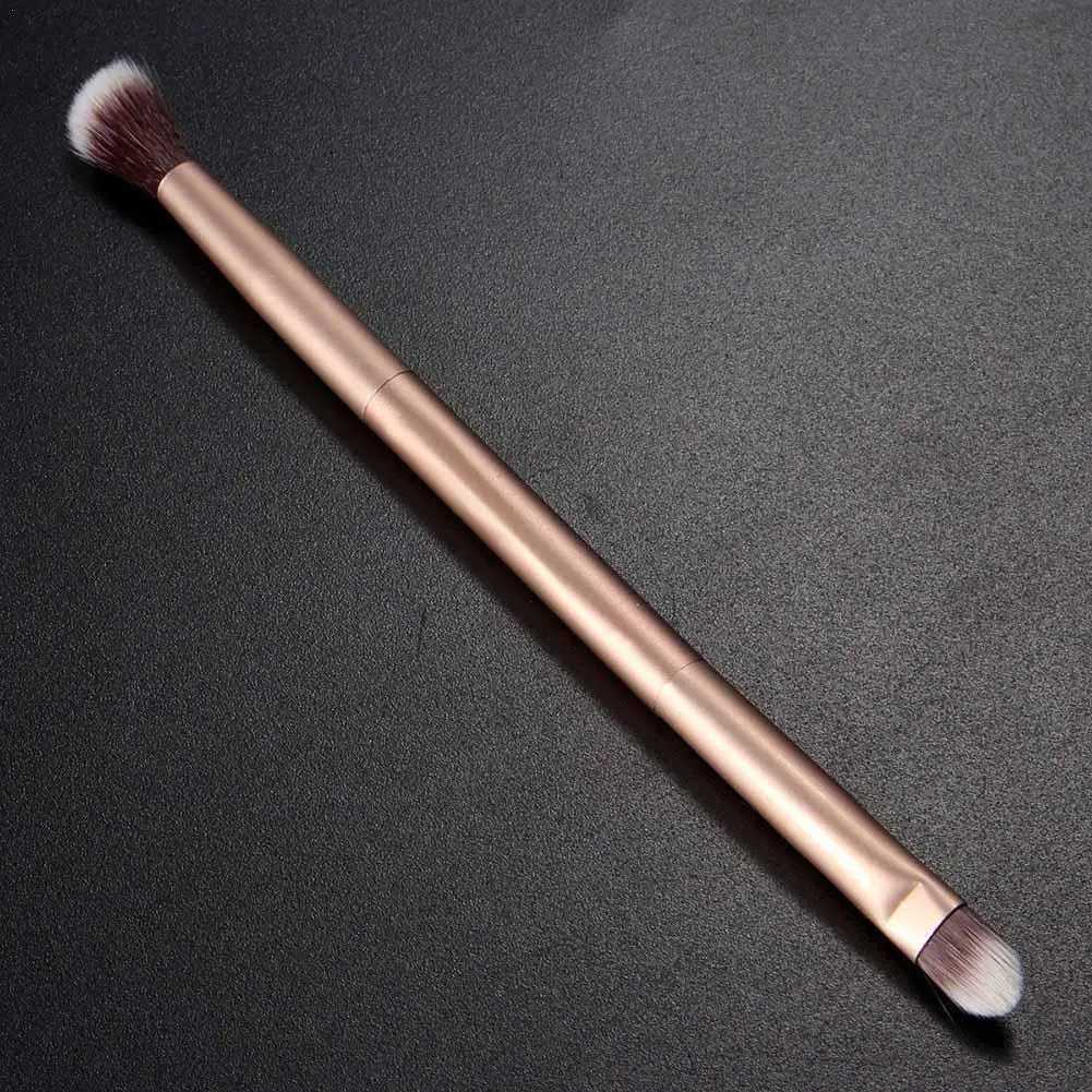 Cosmetic Brush Portable Eye shadow brush Brush Multifunctional makeup brush Doubled Ended Makeup Tool Double Head W250605