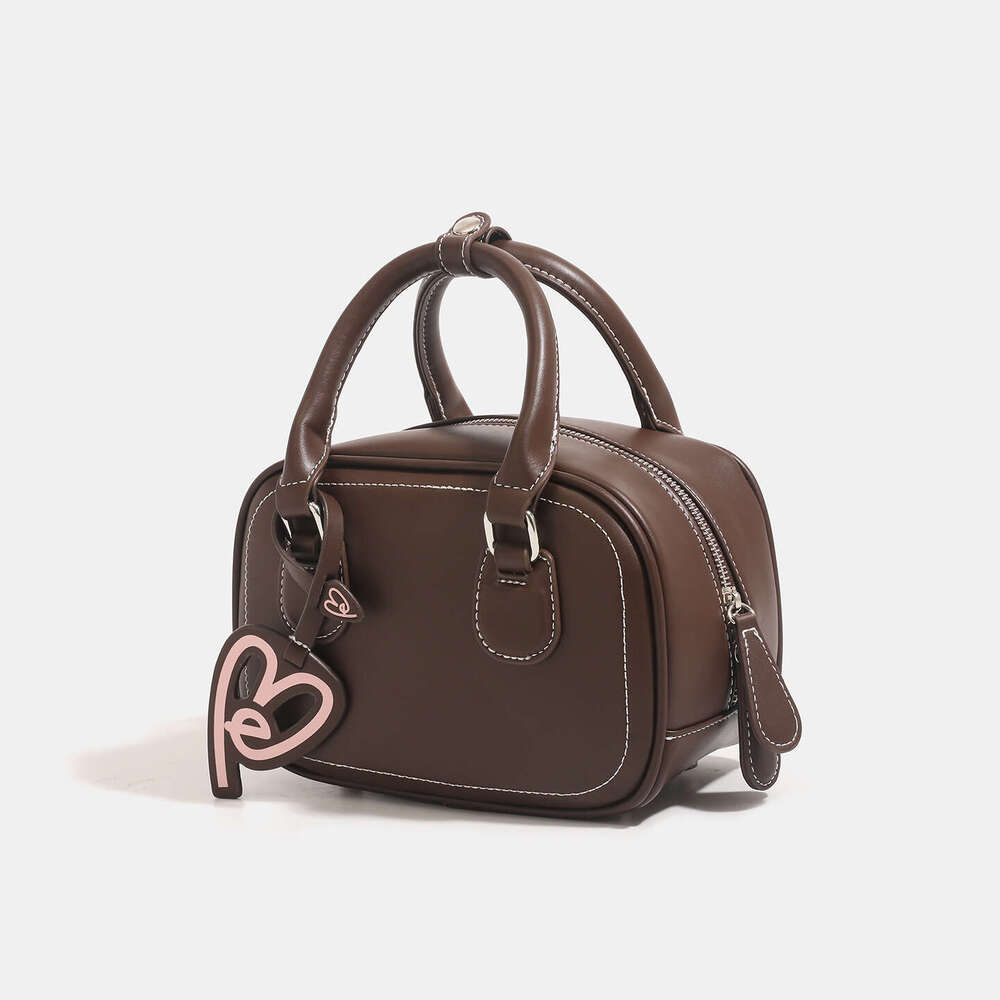 High-end Niche Texture for Women 2024 New Fashion Versatile Ins Crossbody Handbag Super Popular Boston Bag