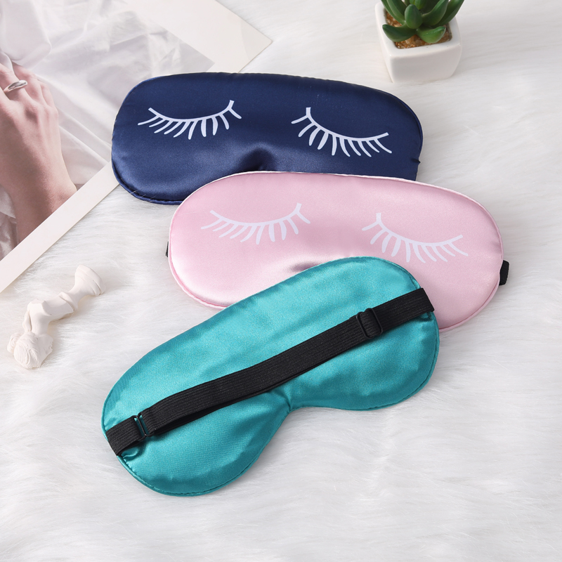 Printed eyelashes to relieve fatigue during lunch break, travel, at home or while sleeping - eye protection mask
