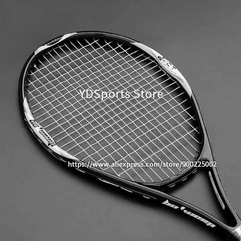 High Quality Carbon Aluminium Alloy Strung Tennis Racket For Adult Tenis Rackets 4-1/4 Inch Strings Bag Raquet Padel Men Women