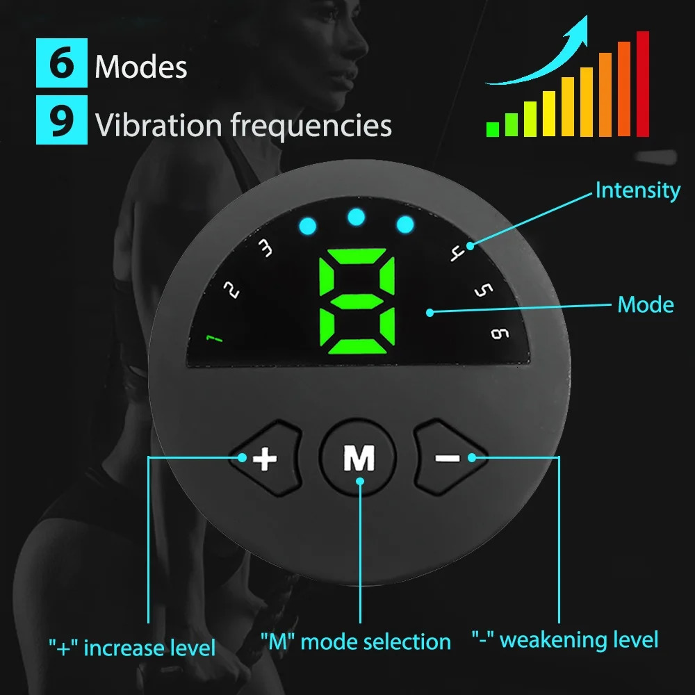 EMS Electric Muscle Stimulator Abs Waist Fitness Vibrating Belt Abdominal Trainer Weight Loss Slimming Massager 250604