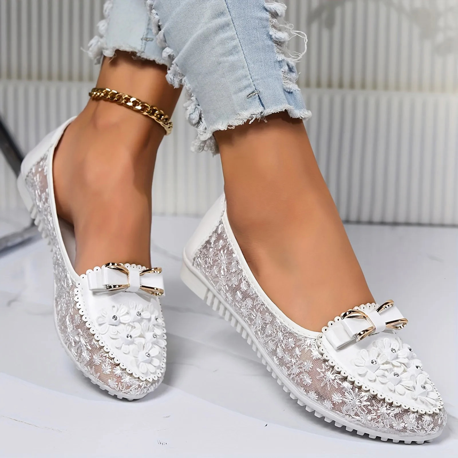 Womens Leather Shoes Soft Sole Women Summer Single Shoes Slip On Shallow Mouth Sandals Elegant Office White Female Footwear 250603