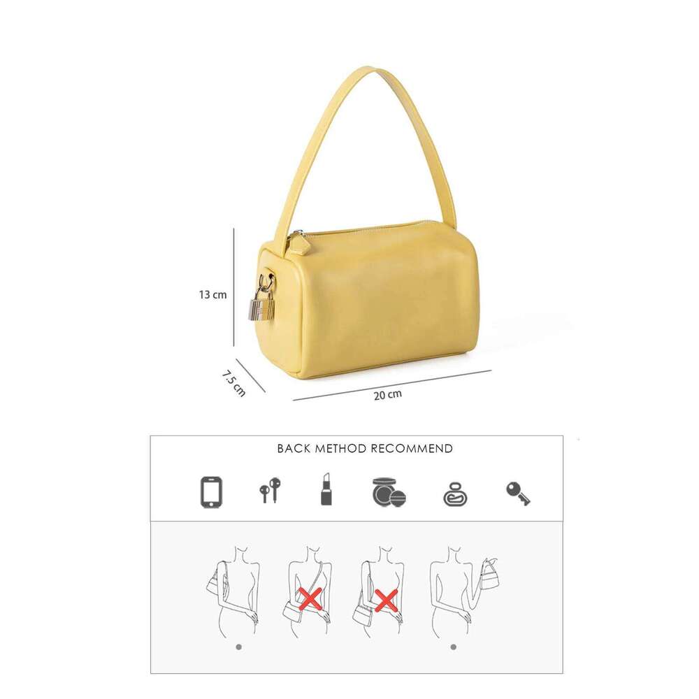 Minimalist Solid Color Ladies Pillow Senior Soft Leather Texture Shoulder Bag Weight g Ultra light Universal Phone Bags