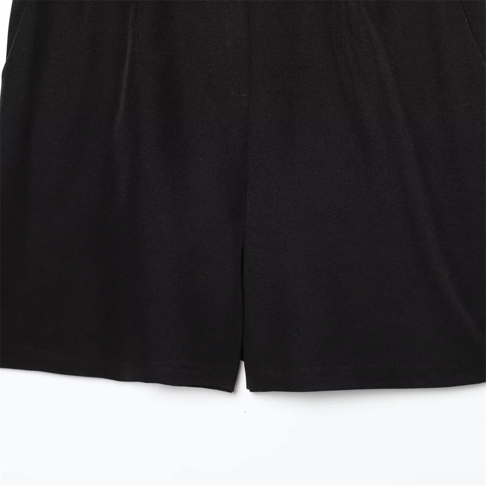 Womens Casual Elegant Fashion n with European and American Style Belt Crepe Silk jumpsuit 250604