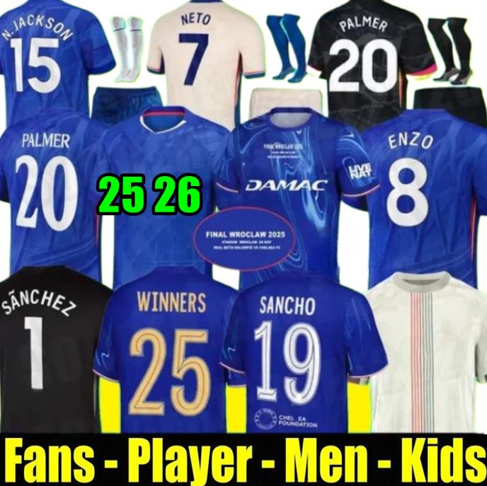chelseas fc jersey 25 26 CAICEDO Nkunku PALMER soccer jerseys Disasi 2025 2026 Enzo Mudryk Cucurella football shirt SANCHO Guiu Veiga Adarabioyo JAMES COLWILL 888