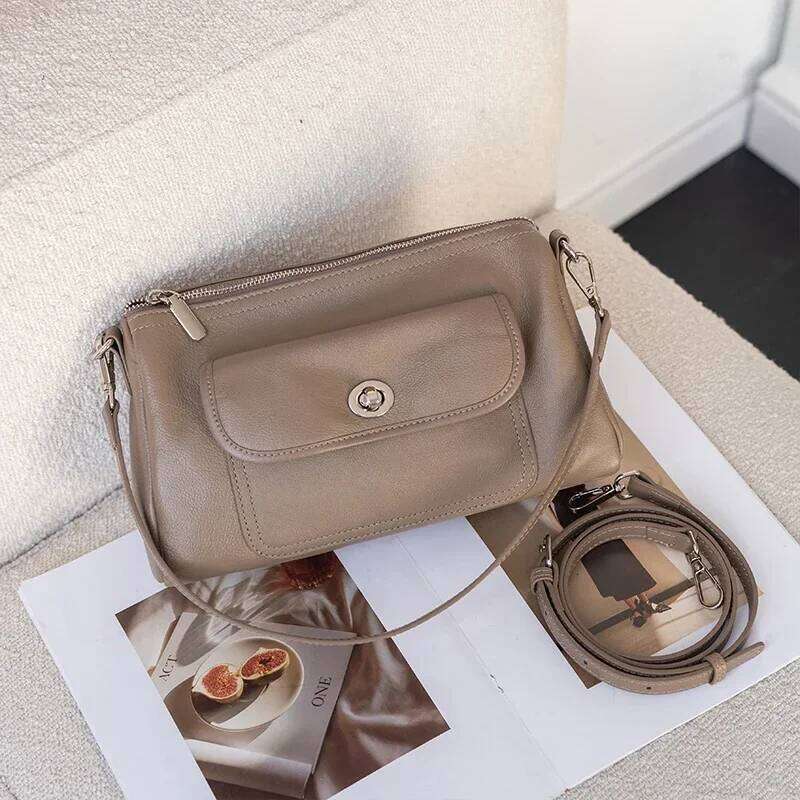 Designer Bags 2025 Ladies Fashion Designer Handbags Women Cow Genuine Leather Shoulder Bags Female Retro Underarm Cowhide Crossbody Bag Lady Luxury Ba