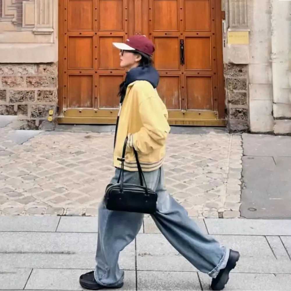 Retro Shoulder Bags Trend Advanced Sense Long Handle Bags Luxury Zipper Handbags Women Y250605