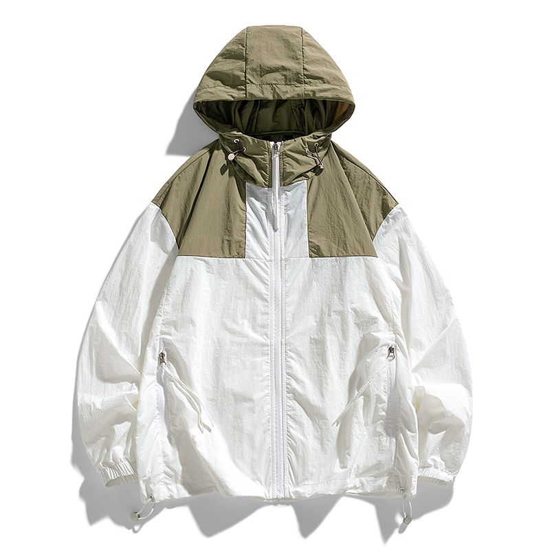 Sunscreen clothes for men and women, summer new style, original yarn, outdoor fishing, ice silk skin clothes, breathable hiking windproof jacket