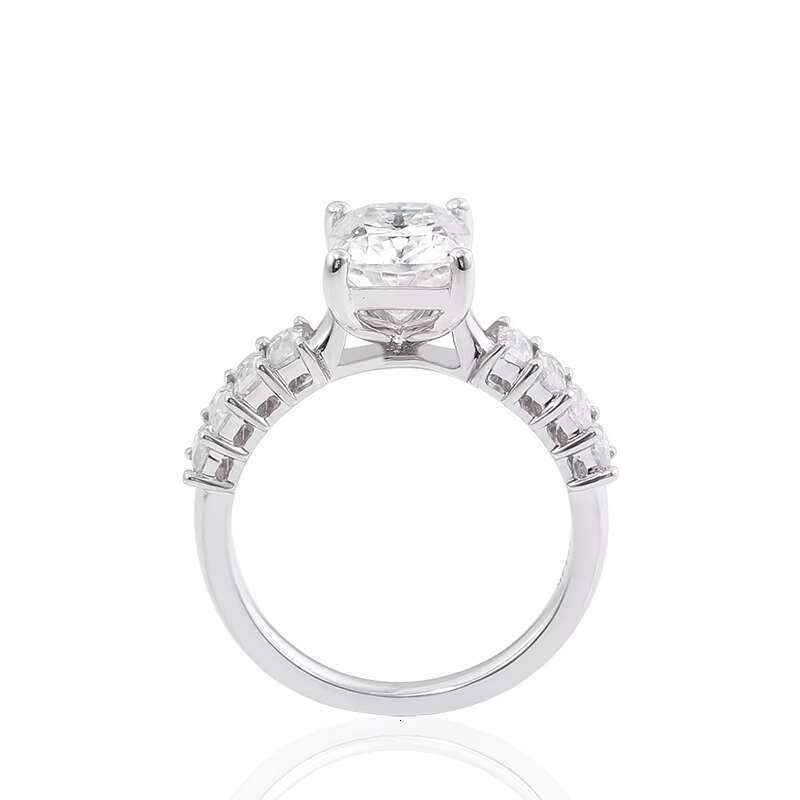 14k Gold Elongated Cushion Cut Moissanite Ring Fine Jewelry Rings for Women Custom Jewelry Moissanite Jewelry