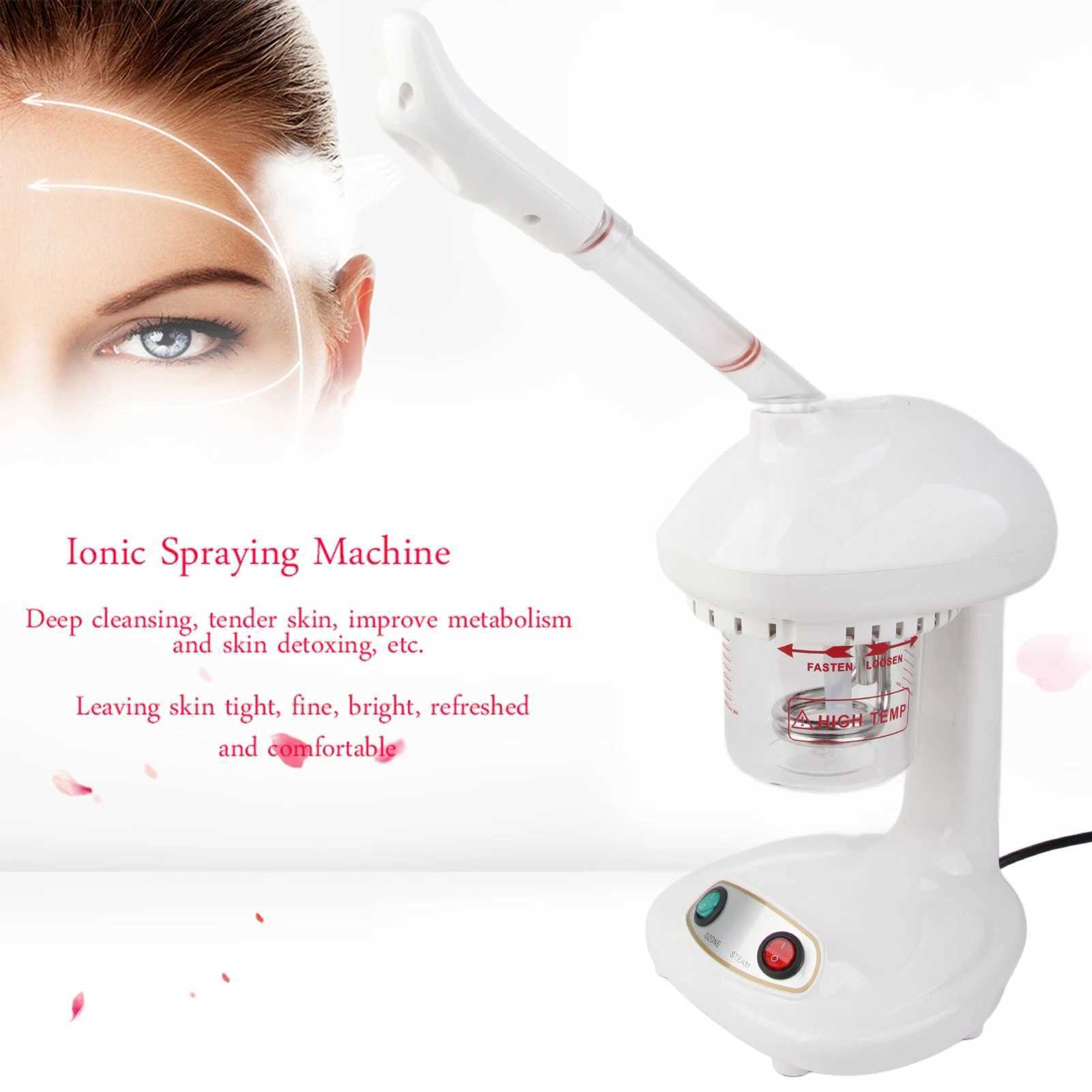 110V Ionic Spraying Machine Advanced Facial Steamer Ozone Steaming Skin Care Salon Spa And Home Face Moisturizing Cleaning XJ250607
