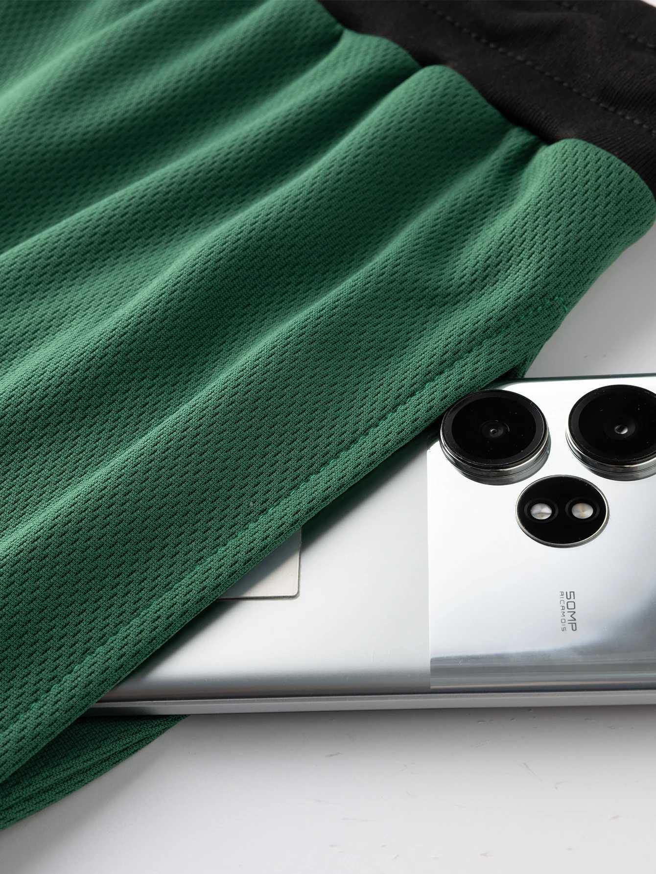 Summer Sports Shorts Mens Casual Five-point Pants Trend Loose Basketball Outer Wear Big Pants Mesh Thin Section XJ250605