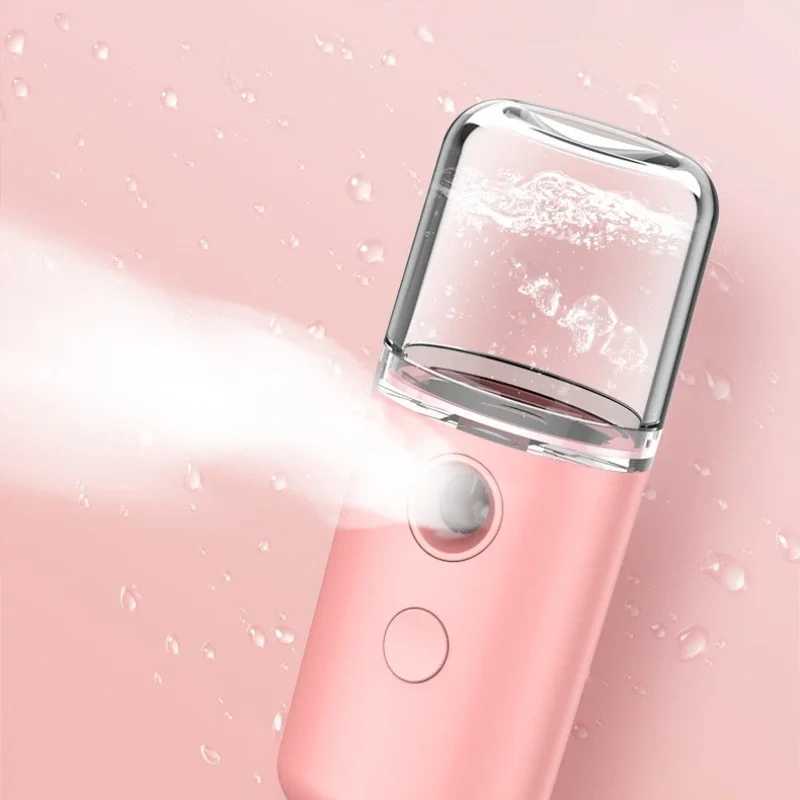 Mini Portable Humidifier Facial Steamer Device Beauty Spray Hydrating Apparatus Cold Spray Apparatus Rechargeable Nano Spray XJ250607