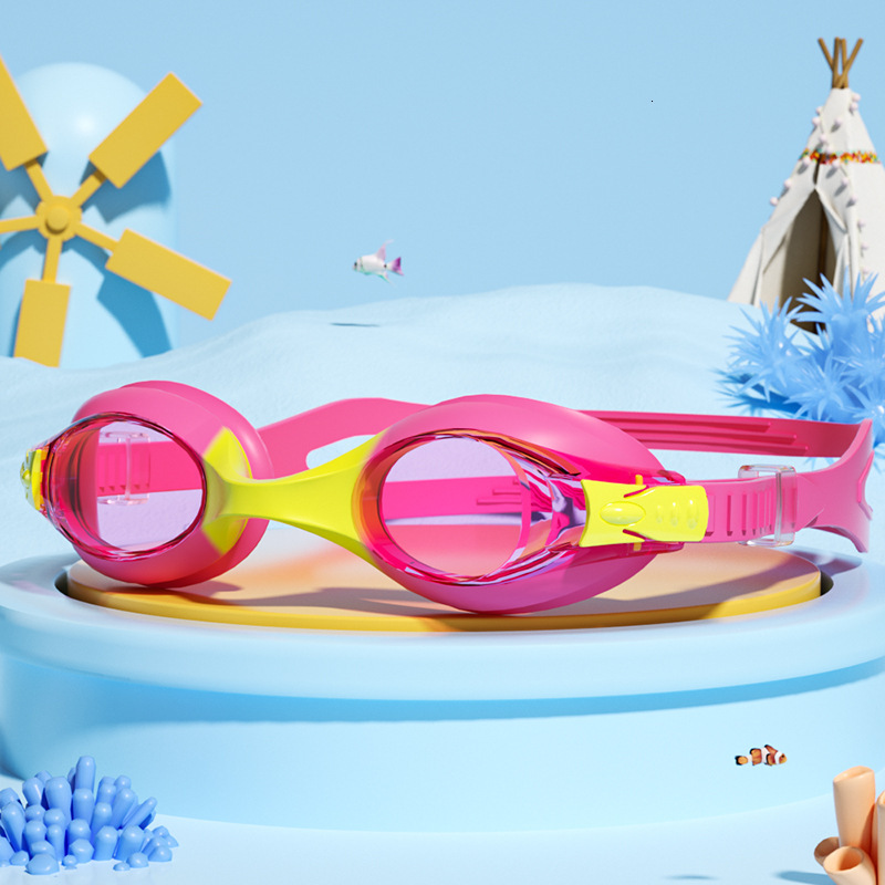 Children's HD Swimming Glasses Anti-Fog Diving Equipment Waterproof Silicone Eye Protection Swim Goggles
