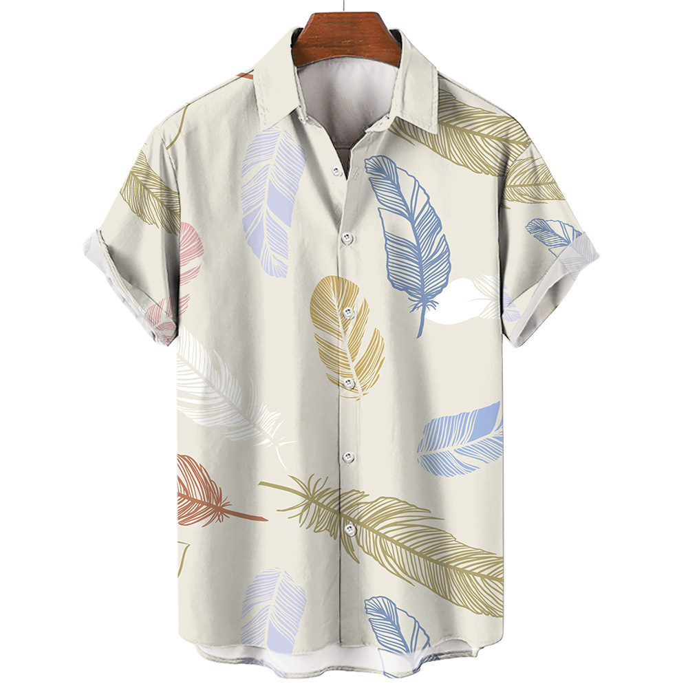 shirt Men's sleeve shirt Designer top Trendy T shirt Leopard print court style print Floral long sleeve shirt Stylish top Casual 3D mens shirts