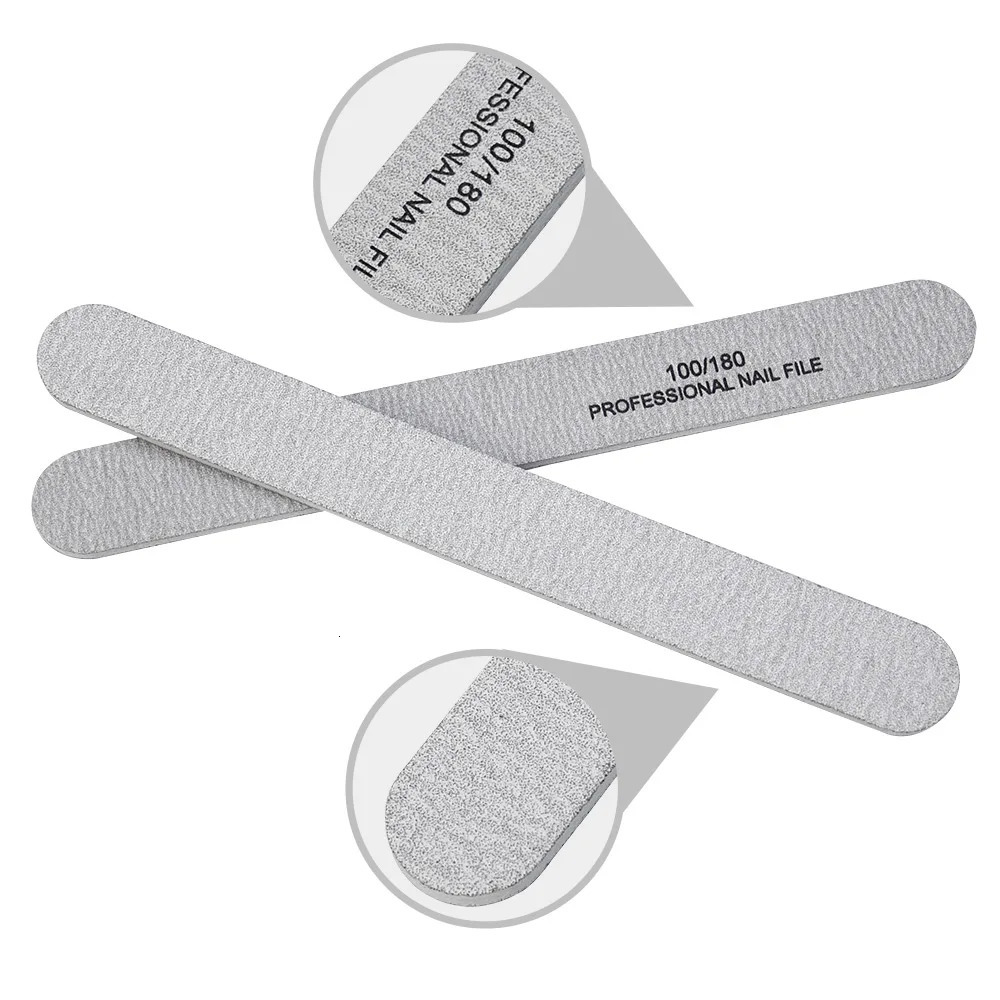 50PCS Professional Manicure Nail Files Emery Board Grinding Polishing Tools 250605
