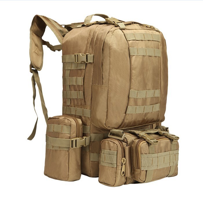 Outdoor Multifunctional Hiking Large Capacity Mountaineering Bag Upgraded Combination Backpack 45L