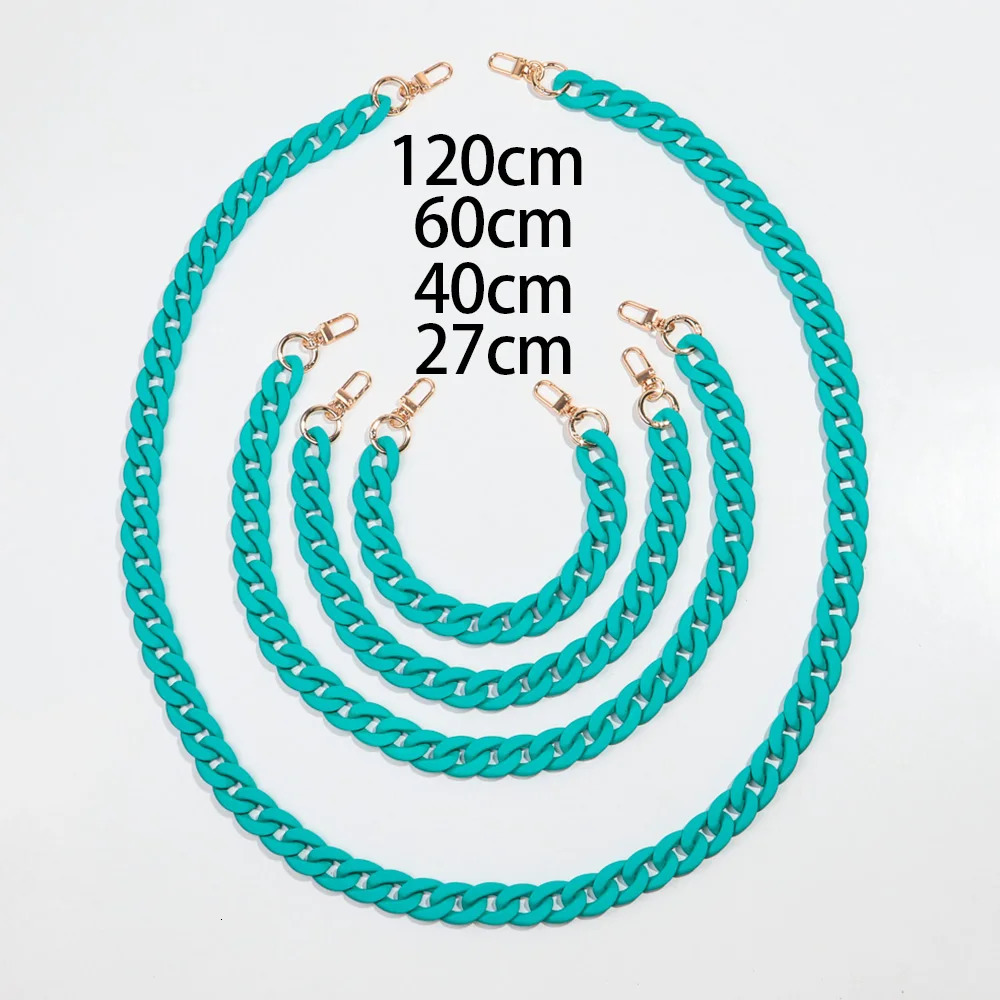 Trend Acrylic Iridescent Chunky Chain Strap For Handbag Bags Resin Colorful Bags Chain Trend Accessories 250528