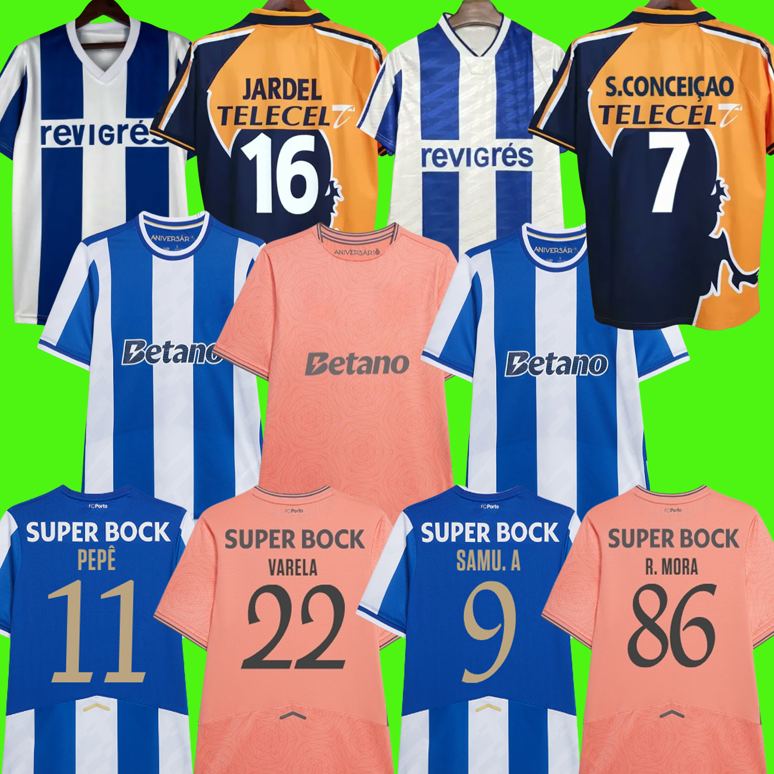 94 95 97 98 99 Porto Retro Soccer Jerseys 03 04 Cup Final home away Men MACIEL DECO finals Vintage maillots de Football Shirt 25 26 McCARTHY DERLEI classic Uniform 999