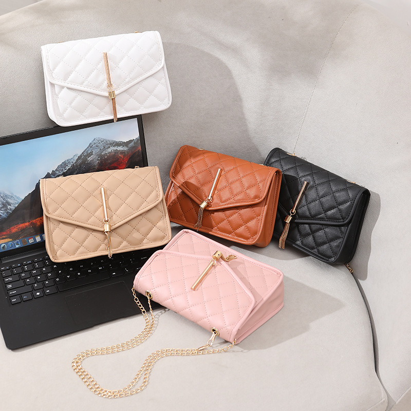 High quality brand high-quality new models free delivery designer bags quilted tassel bags cross-border leather bags chain bags new free delivery desi