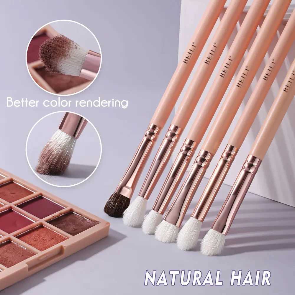 BEILI 15 Pcs Pink/Rose Golden Makeup Brushes Set Professional Powder Foundation Eyeshadow B Eyeliner Contour Cosmetic Tool W250605