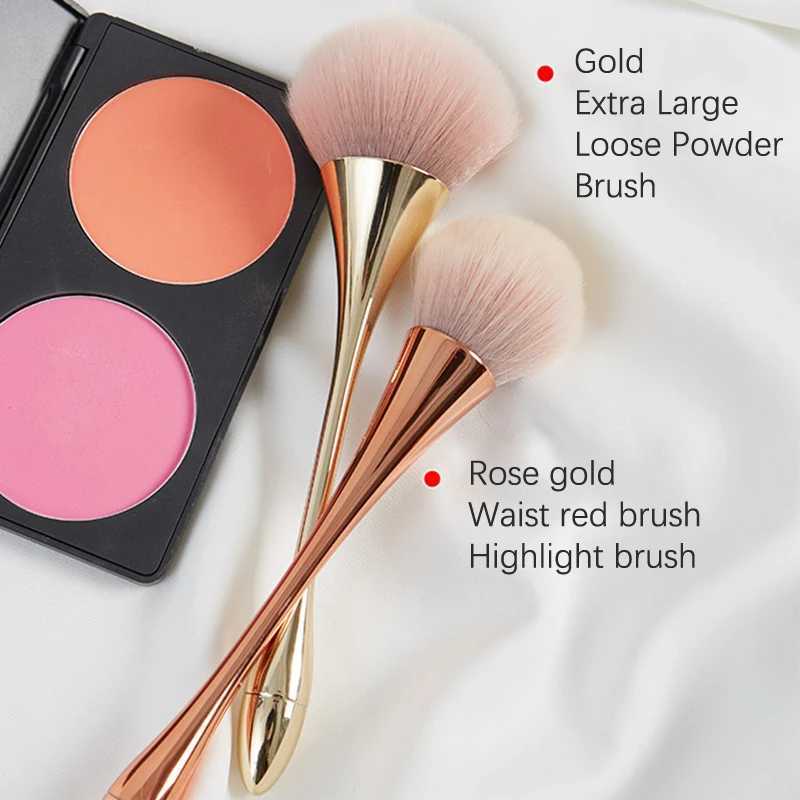 Nail Art Brush Makeup Brush slim Pretty Waist Designed Nail Dust Cleansing Soft Does Not Eat Brush Tool W250605