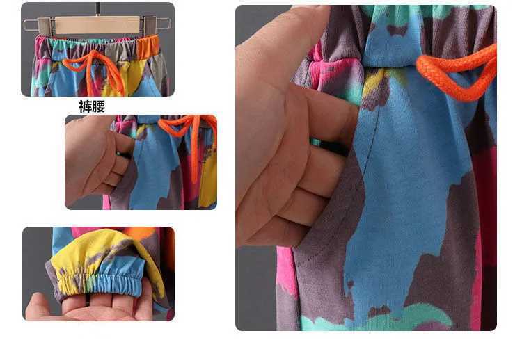 0-9Years Summer Casual Kids Clothes 2 Piece Set Clothing Cool Boy T-shirt + Shorts Clothing Boys Tracksuit Children Baby Clothes R250605