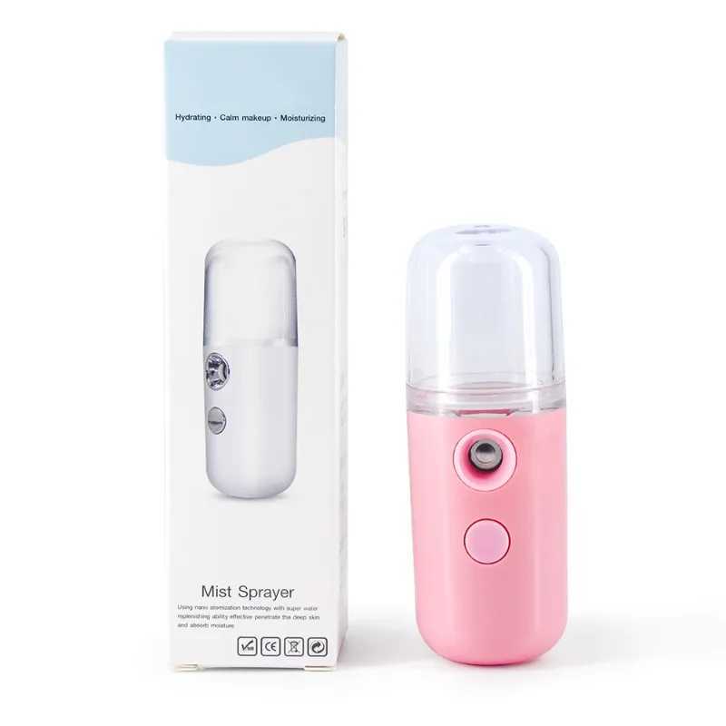 USB Mist Facial Sprayer Humidifier Rechargeable Nebulizer Face Steamer Moisturizing Beauty Instruments Face Skin Care Tools XJ250607
