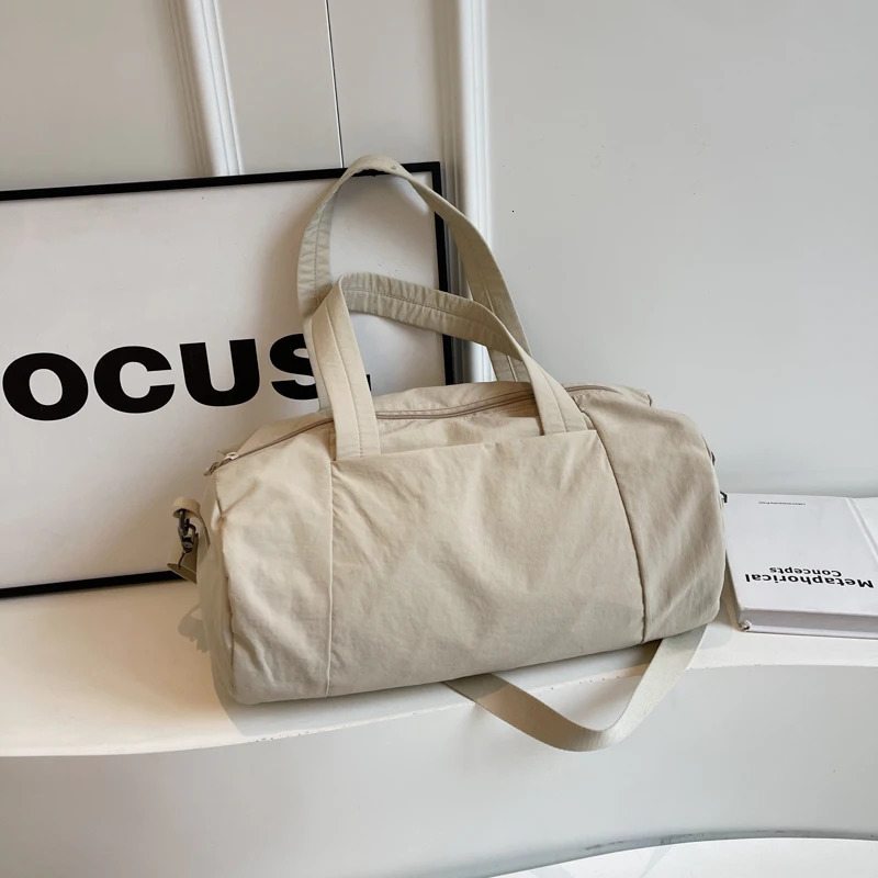 Adjustable Shoulder Strap Messenger Bag Weekender Bag for Men Women Nylon Gym Bag Crossbody Bag for Travel Business Trips Sports 250530