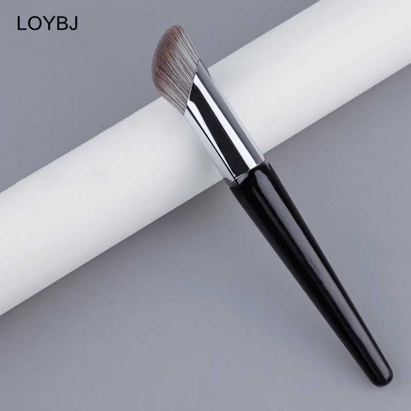 LOYBJ 1pcs Finger Belly Foundation Makeup Brushes Cosmetic Powder Liquid Foundation Concealer Cream Bevel Head Make Up Brush W250605